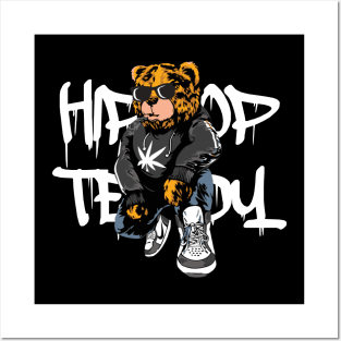 Hip hop teddy Posters and Art